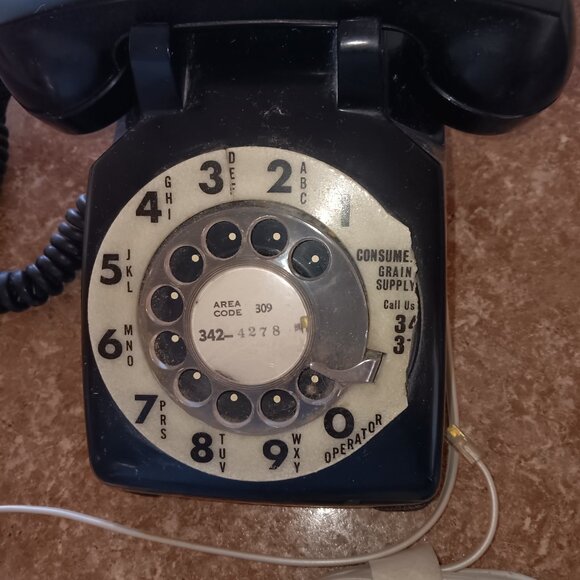 Vintage Western Electric Rotary Dial Desk Telephone. Made in The USA - Picture 2 of 4